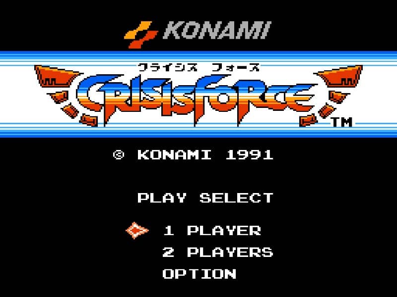 Crisis Force cover art for Famicom