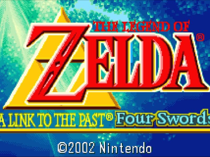 The Legend of Zelda: Four Swords cover art for Game Boy Advance