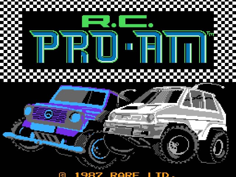 R.C. Pro·Am cover art for Famicom