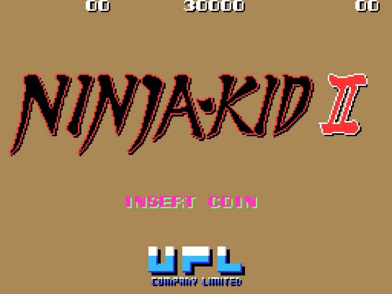 Ninja Kid II cover art for Arcade