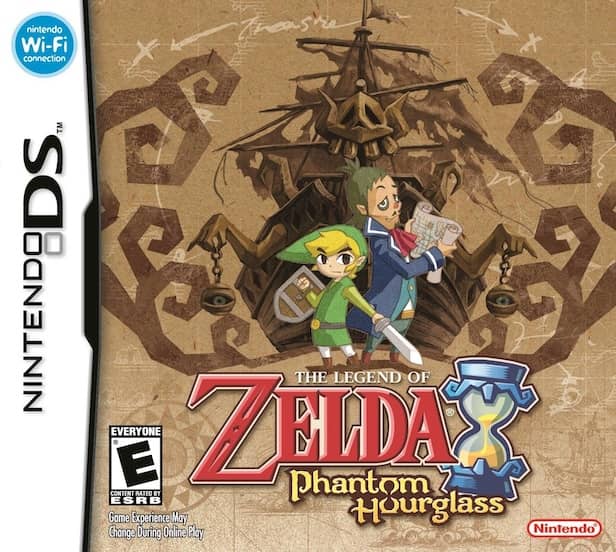 Legend of Zelda - The Phantom Hourglass cover art for Nintendo DS