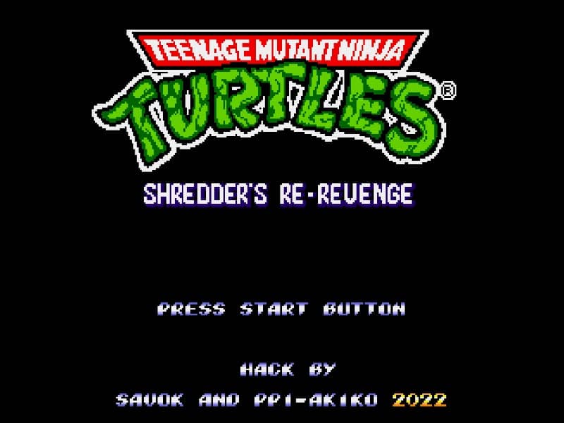 Teenage Mutant Ninja Turtles: Shredder's Re-Revenge cover art for Genesis