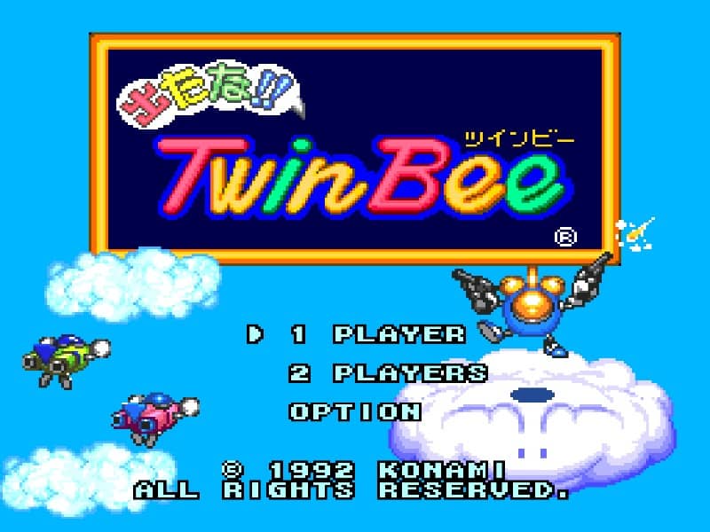 Detana!! TwinBee cover art for PC Engine
