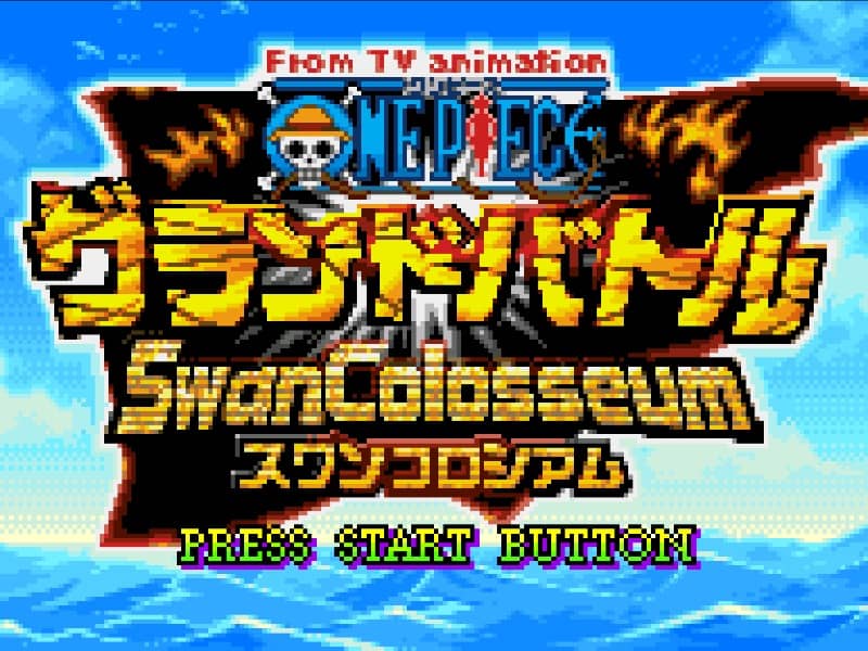 One Piece Grand Battle Swan Colosseum cover art for WonderSwan Color