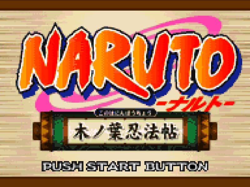Naruto Konoha Ninpouchou cover art for WonderSwan Color