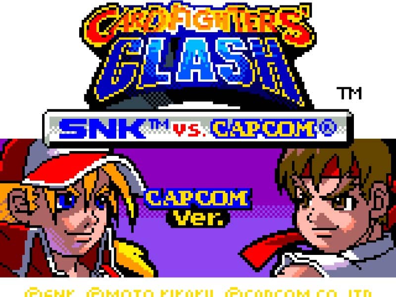 SNK vs CAPCOM : Card Fighters cover art for Neo Geo Pocket Color