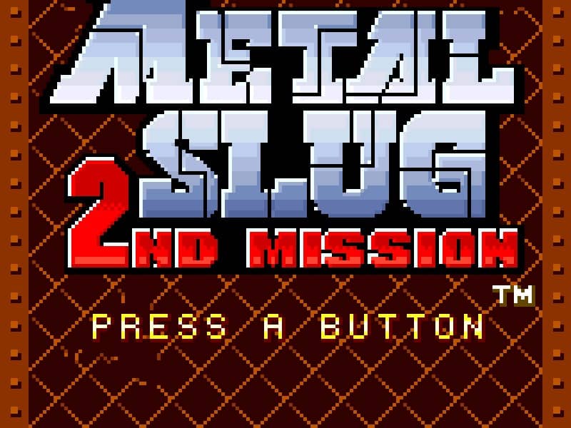Metal Slug - 2nd Mission cover art for Neo Geo Pocket Color