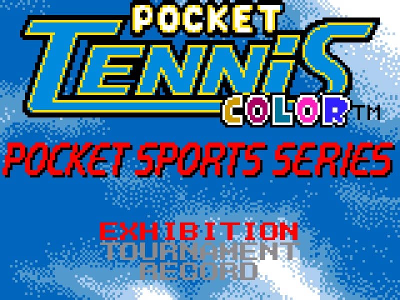 Pocket Tennis Color cover art for Neo Geo Pocket Color