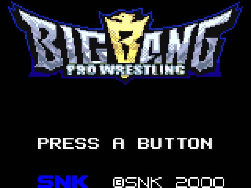 Big Bang Pro Wrestling cover art for Neo Geo Pocket Color
