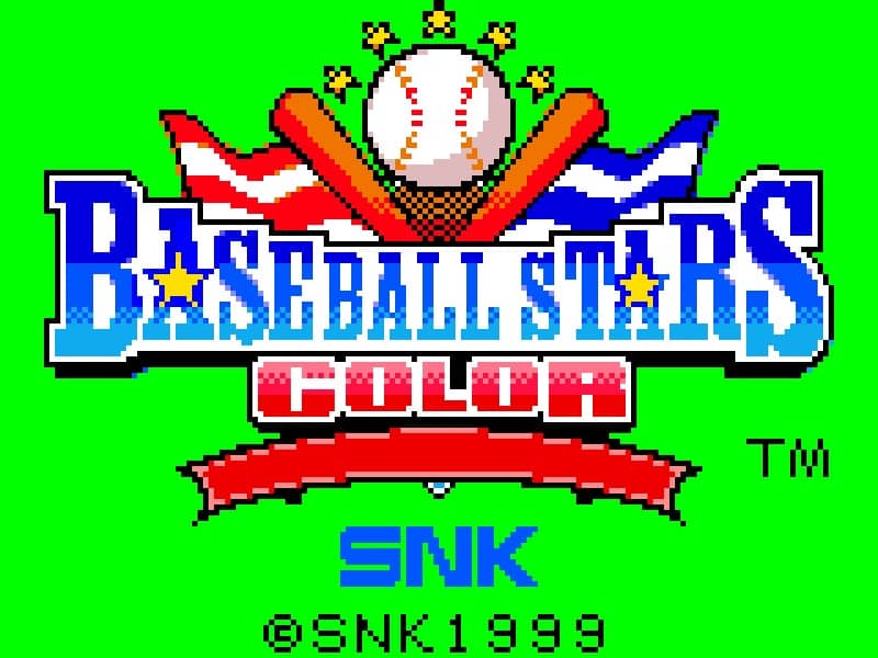 Baseball Stars Color cover art for Neo Geo Pocket Color