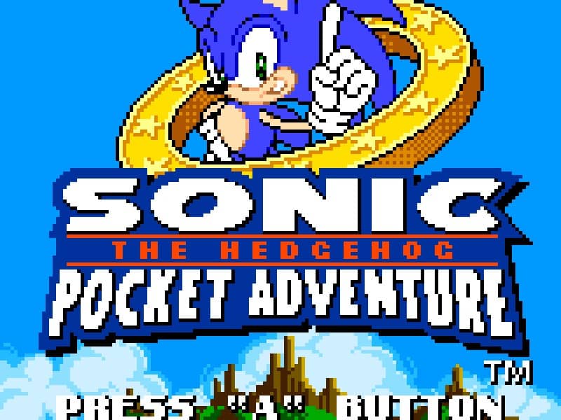 Sonic The Hedgehog - Pocket Adventure cover art for Neo Geo Pocket Color