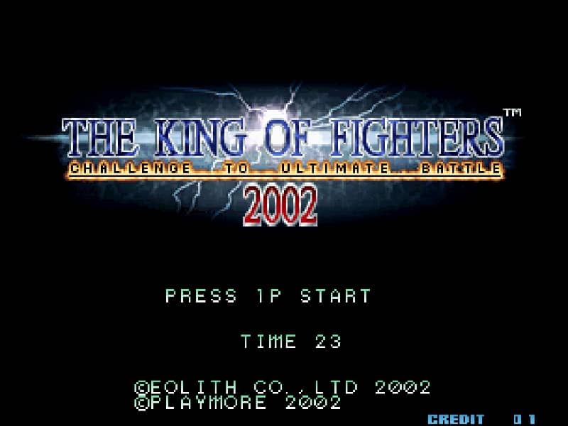 The King of Fighters 2002 cover art for Arcade