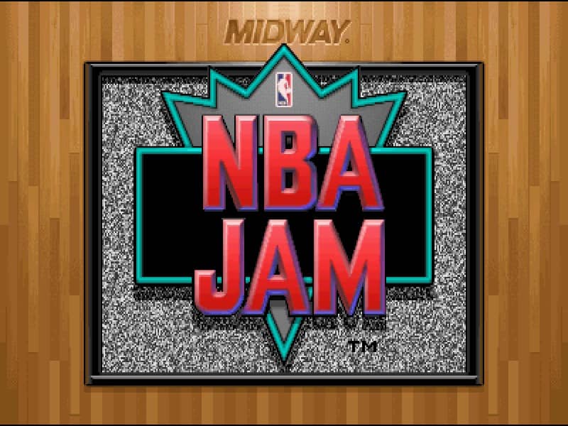 NBA JAM cover art for Arcade