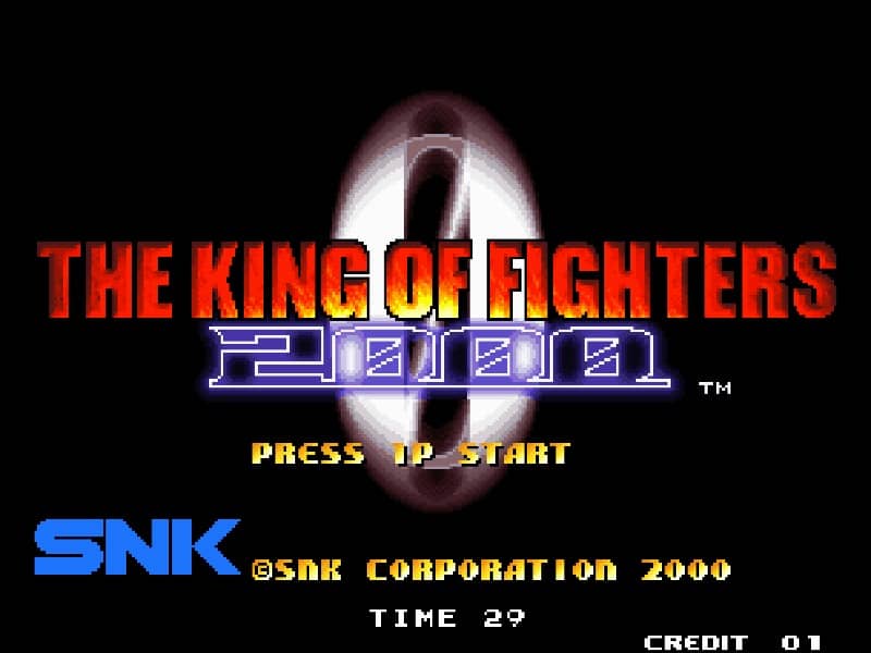 The King of Fighters 2000 cover art for Arcade