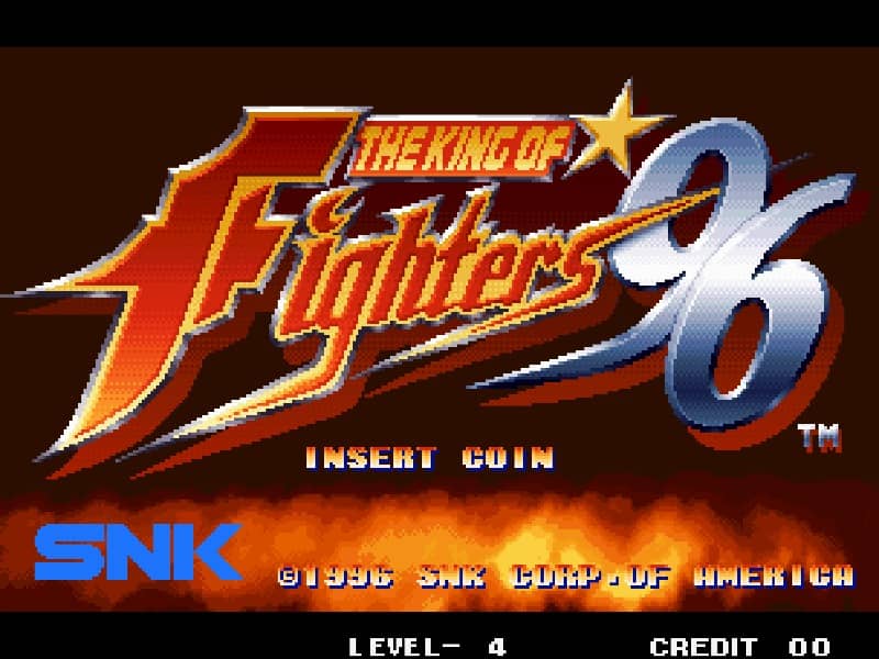 The King of Fighters '96 cover art for Arcade