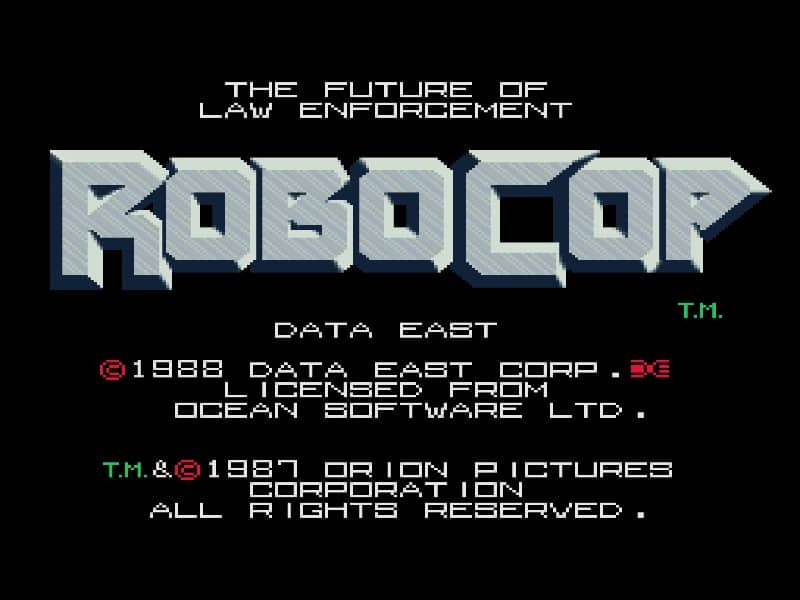 ROBOCOP cover art for Arcade