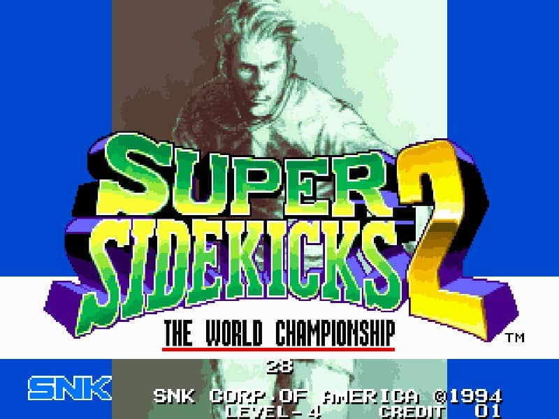 Super Side Kick 2: The World Championship cover art for Arcade