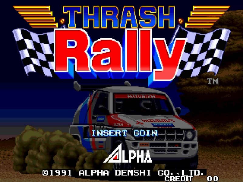 THRASH Rally cover art for Arcade