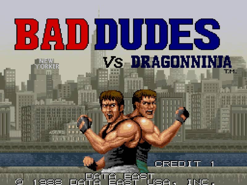 BAD DUDES vs Gragon Ninja cover art for Arcade