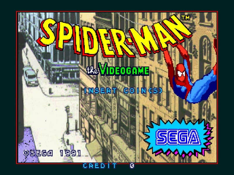 Spider-Man cover art for Arcade