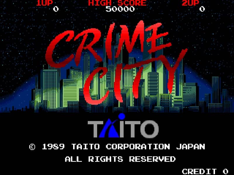 Crime City cover art for Arcade