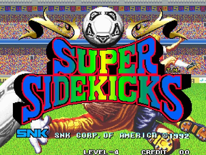 Super Side Kicks cover art for Arcade