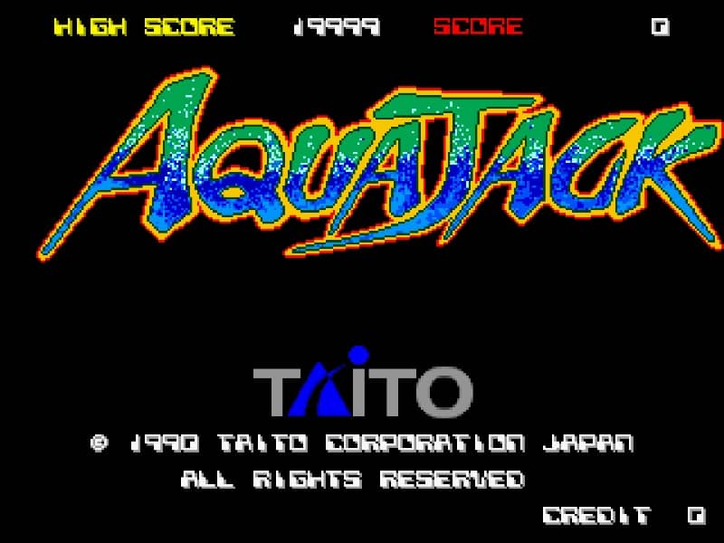 AquaJack cover art for Arcade