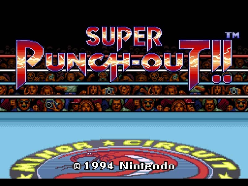 Super Punch Out cover art for Super Famicom