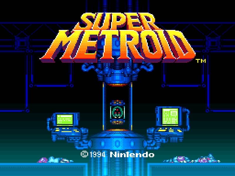Super Metroid cover art for Super Famicom