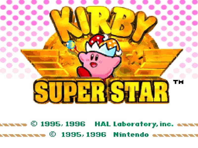 Kirby Super Star cover art for Super Famicom