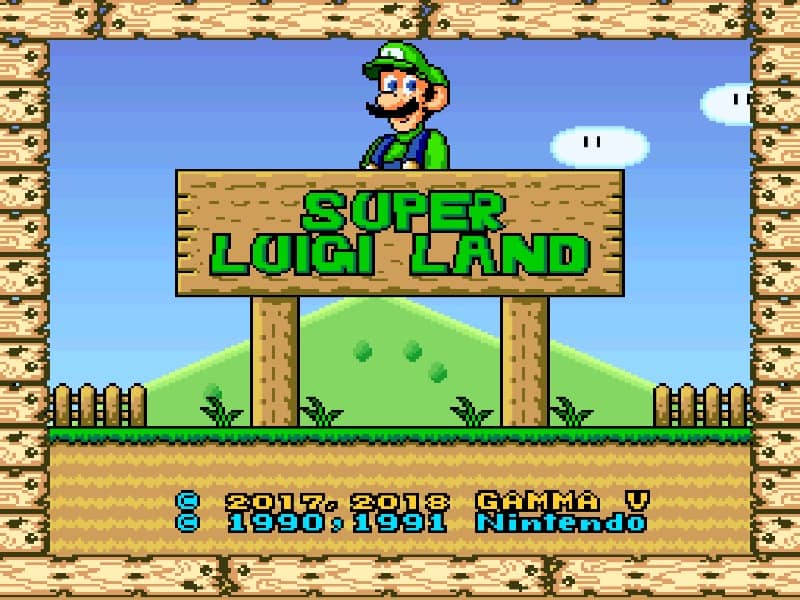 Super Luigi Land cover art for Super Famicom