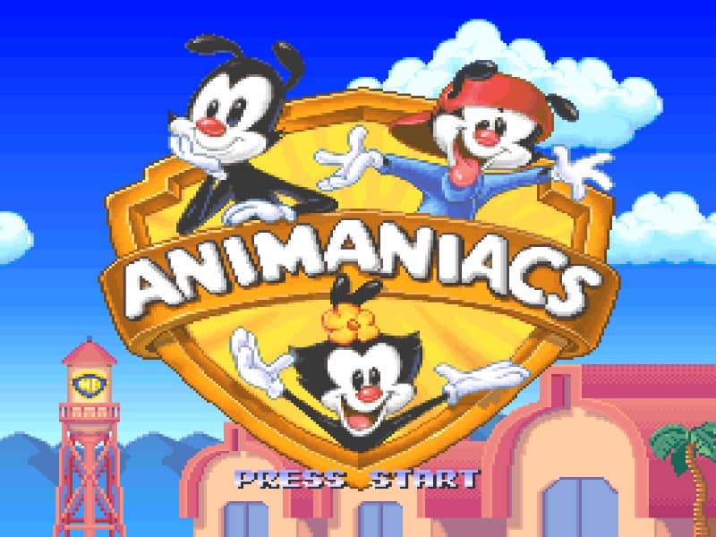 ANIMANIACS cover art for Super Famicom