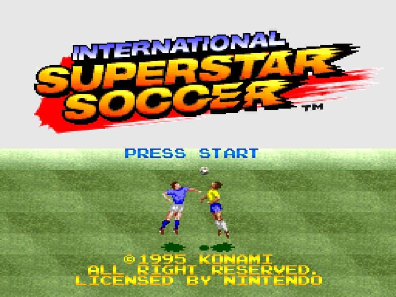 International Superstar Soccer cover art for Super Famicom