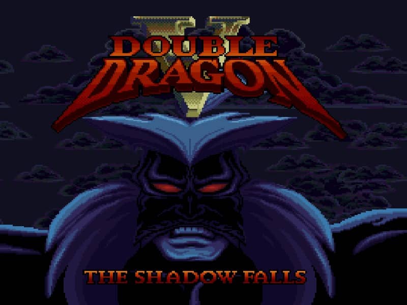 Double Dragon V - The Shadow Falls cover art for Super Famicom