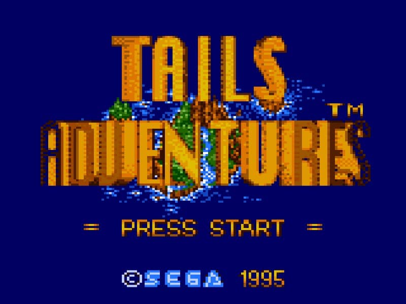 Tails Adventures cover art for Game Gear