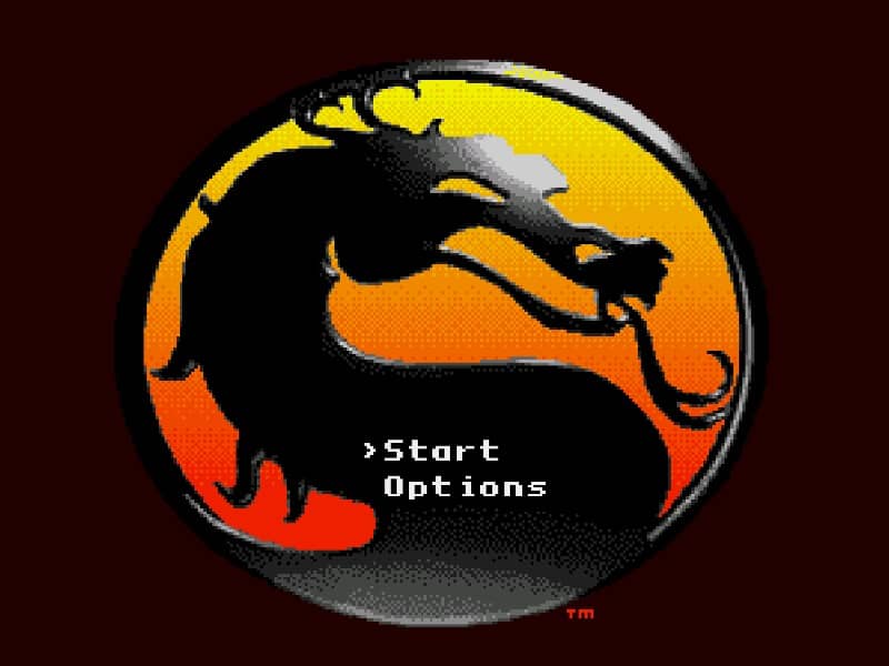 Mortal Kombat II cover art for Sega 32X