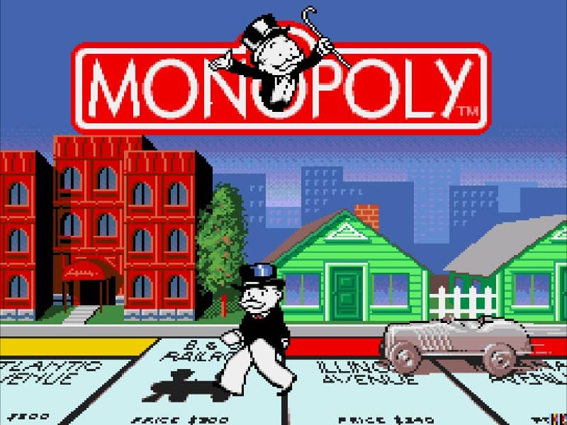 Monopoly cover art for Genesis