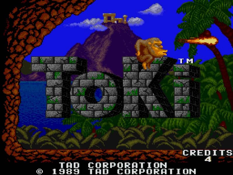 Toki cover art for Arcade