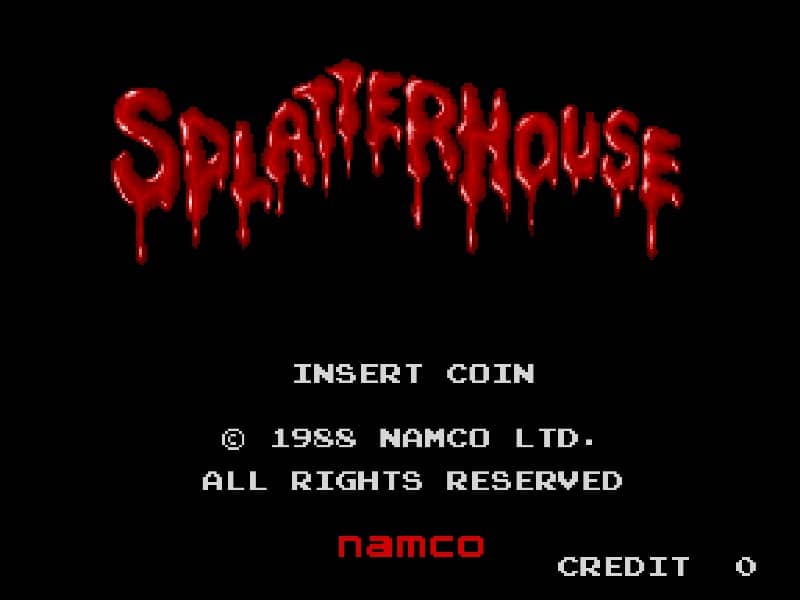 Splatter House cover art for Arcade
