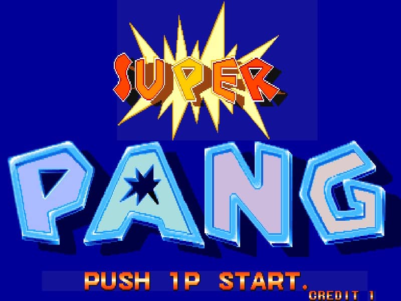 Super Pang cover art for Arcade