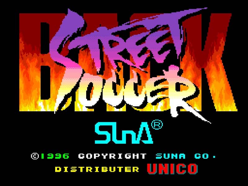 Back Street Soccer cover art for Arcade