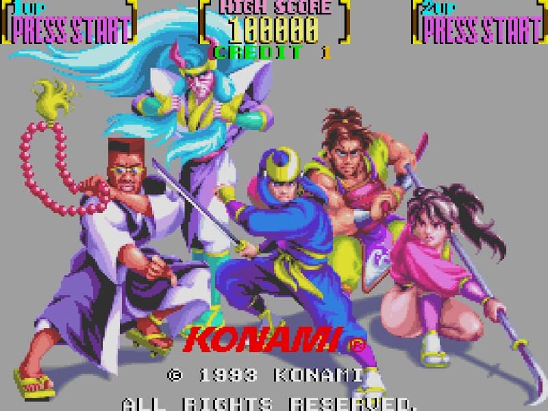 Mystic Warriors cover art for Arcade
