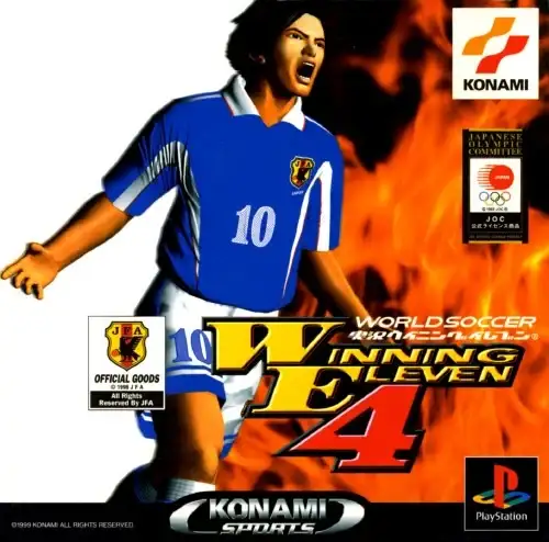 Winning Eleven 4 cover art for PlayStation 1
