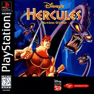 Disney's Hercules cover art for PlayStation 1