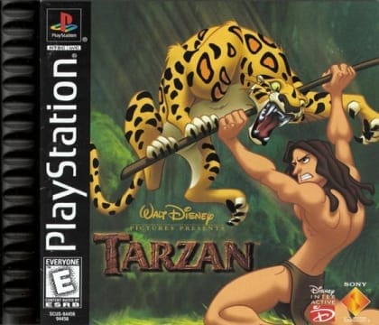 Disney's Tarzan cover art for PlayStation 1