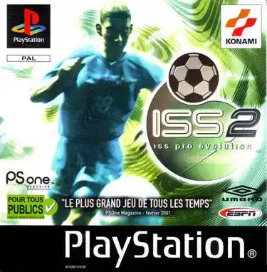 Pro Evolution Soccer 2 cover art for PlayStation 1