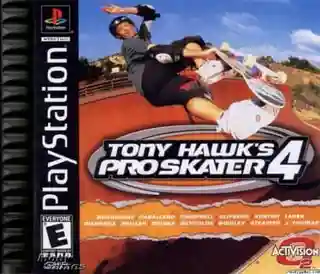 Tony Hawk's Pro Skater 4 cover art for PlayStation 1