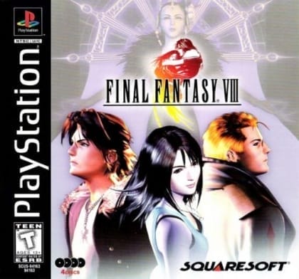 FINAL FANTASY VIII cover art for PlayStation 1