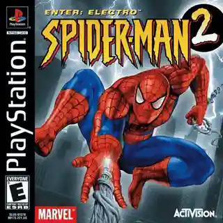 Spider-Man 2: Enter Electro cover art for PlayStation 1