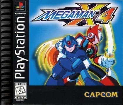 Mega Man X4 cover art for PlayStation 1